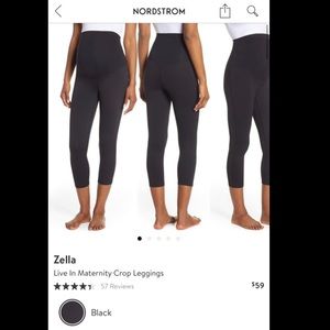 Zella Live In Maternity CROP leggings